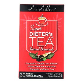 Laci Le Beau Super Dieter's Tea All Natural Botanicals - 30 Tea Bags