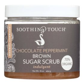 Soothing Touch Brown Sugar Scrub - Chocolate/Peppermint - 16 oz