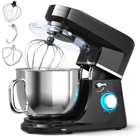 7.5 QT Tilt-Head Stand Mixer 6 Speed 660W with Dough Hook Beater