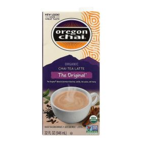 Oregon Chai Tea Latte Concentrate - The Original - Case of 6 - 32 Fl oz.