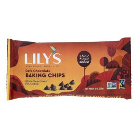 Lily's Sweets Dark Chocolate - Case of 12 - 9 oz.