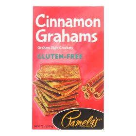 Pamela's Products - Grahams Style Crackers - Cinnamon - Case of 6 - 7.5 oz.