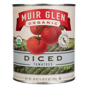 Muir Glen Muir Glen Diced Tomato - Tomato - Case of 12 - 28 oz.