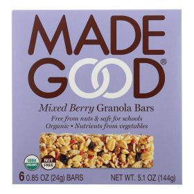 Made Good Granola Bar - Mixed Berry - Case of 6 - 5 oz.