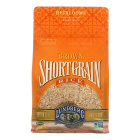 Lundberg Family Farms Organic Short Grain Brown Rice - Case of 6 - 2 lb.