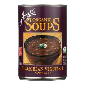 Amy's - Organic Low Fat Black Bean Soup - Case of 12 - 14.5 oz