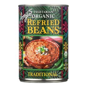 Amy's - Organic Traditional Refried Beans - Case of 12 - 15.4 oz.