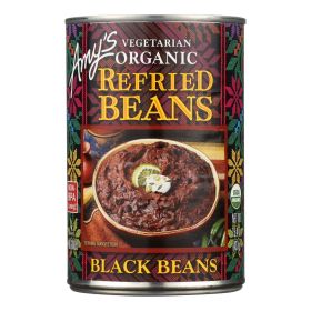 Amy's - Organic Refried Black Beans - Case of 12 - 15.4 oz.