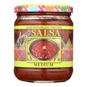 Amy's - Medium Salsa - Made with Organic Ingredients - Case of 6 - 14.7 oz