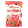 Happy Creamies Organic Snacks - Strawberry and Raspberry - Case of 8 - 1 oz