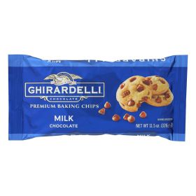 Ghirardelli Baking Chips - Milk Chocolate - Case of 12 - 11.5 oz.