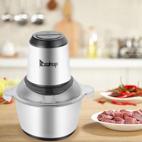 2-Speed Portable Electric Home Use Stainless Steel One-Button Meat Grinder for Home Kitchen Use Food Processor