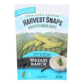 Calbee Snapea Crisp - Snapea Crisps - Wasabi Ranch - Case of 12 - 3.3 oz