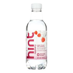 Hint Raspberry Water - Raspberry - Case of 12 - 16 Fl oz.