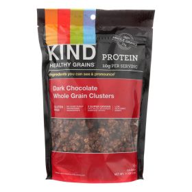 Kind Dark Chocolate Whole Grain Clusters - Case of 6 - 11 oz.