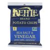 Kettle Brand Potato Chips - Sea Salt and Vinegar - 1.5 oz - case of 24