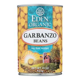 Eden Foods Organic Garbanzo Beans - Case of 12 - 15 oz.