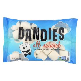 Dandies - Air Puffed Marshmallows - Classic Vanilla - Case of 12 - 10 oz.