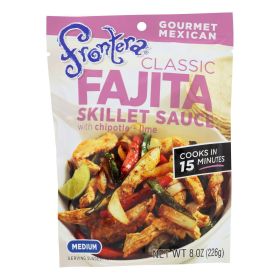 Frontera Foods Classic Fajita Skillet Sauce - Classic Fajita - Case of 6 - 8 oz.