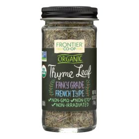 Frontier Herb Thyme Leaf - Organic - Whole - .8 oz