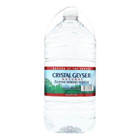 Crystal Geyser Alpine Spring Water - Case of 6 - 1 Gal