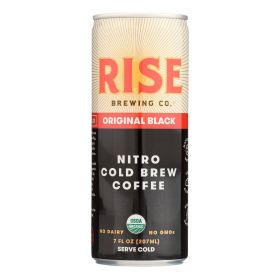 Rise Brewing Co - Cld Brew Coffee Org Black - Case of 12 - 7 FZ