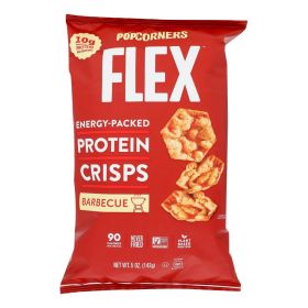 Popcorners - Protein Crisps Flex BBQ - Case of 12 - 5 OZ