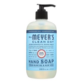 Mrs.meyers Clean Day - Hand Soap Liquid Rainwater - Case of 6 - 12.5 FZ