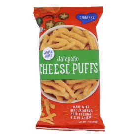 Barbara's Bakery - Cheese Puffs - Jalapeno - Case of 12 - 7 oz.