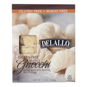 Delallo Pasta, Gluten-Free Gnocchi - Case of 6 - 12 OZ