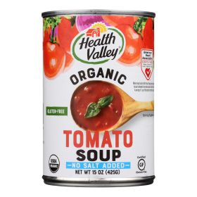 Health Valley Organic Soup - Tomato No Salt Added - Case of 12 - 15 oz.