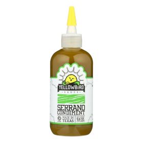 Yellowbird Sauce - Serrano - Case of 6 - 9.8 oz