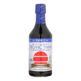 San - J Tamari Soy Sauce - Case of 6 - 20 Fl oz.