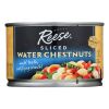 Reese Water Chestnuts - Sliced - Case of 24 - 8 oz.