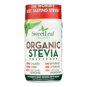 Sweet Leaf Sweetener - Organic - Stevia - 3.2 oz