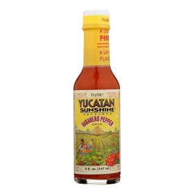 Try Me Yucatan Sunshine - Habanero Pepper Sauce - Case of 6 - 5 Fl oz.