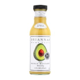 Brianna's - Salad Dressing - Dijon Honey Mustard - Case of 6 - 12 Fl oz.