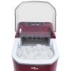 Ice Cube Maker Red 0.37 Gallon 33.1 lbs / 24 h