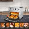 Toaster Oven Air Fryer Combo, Countertop Convection Oven ,4 Accessories & Recipes,Stainless Steel