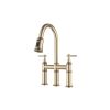 Pull Down Double Handle Kitchen Faucet---dk