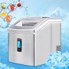 Portable Countertop Ice Maker Machine for Crystal Ice Cubes in 48 lbs/24H with Ice Scoop for Home Use