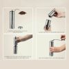 Home Portable Stainless Steel Manual Coffee Grinder with Ceramic Burr Bean Mill XH