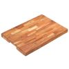 Chopping Board 19.7"x13.8"x1.6" Solid Acacia Wood