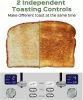 (Do Not Sell on Amazon) Toaster 4 Slice, Extra Wide Slots, 2 Independent Toasting Controls, Silver RT