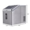 Portable Countertop Ice Maker Machine for Crystal Ice Cubes in 48 lbs/24H with Ice Scoop for Home Use