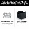 Ninja FD401 Foodi 12-in-1 Deluxe XL 8 qt. Pressure Cooker & Air Fryer that Steams, Slow Cooks, Sears, SautÃ©s, Dehydrates & More, with 5 qt. Crisper B