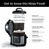 Ninja FD401 Foodi 12-in-1 Deluxe XL 8 qt. Pressure Cooker & Air Fryer that Steams, Slow Cooks, Sears, SautÃ©s, Dehydrates & More, with 5 qt. Crisper B