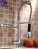 Kitchen Faucet Swivel Single Handle Sink Pull down Sprayer Mixer Tap