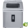 Portable Countertop Ice Maker Machine for Crystal Ice Cubes in 48 lbs/24H with Ice Scoop for Home Use