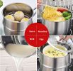 Stainless Steel 3-Piece 2-Quart 2-Tier Pasta/Steamer